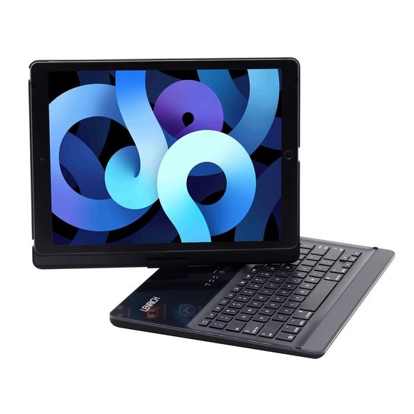 LENRICH Case with Keyboard for Apple iPad Pro 12.9 - Black